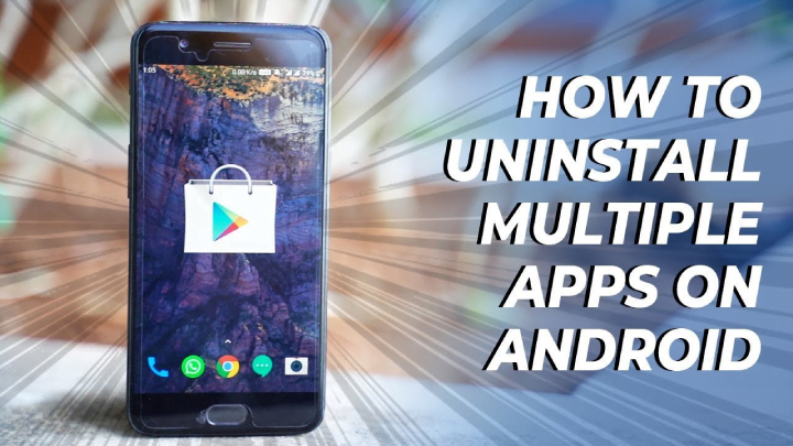How to uninstall multiple apps on Android using Google Play Store?