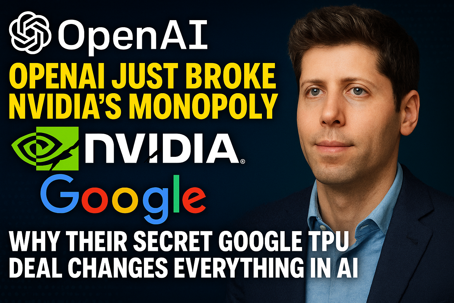 OpenAI Just Broke NVIDIA's Monopoly: Why Their Secret Google TPU Deal Changes Everything in AI